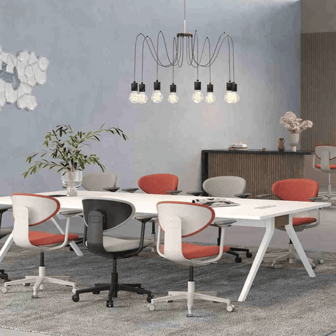 Kress Mini Swivel Office Chair with No Armrest