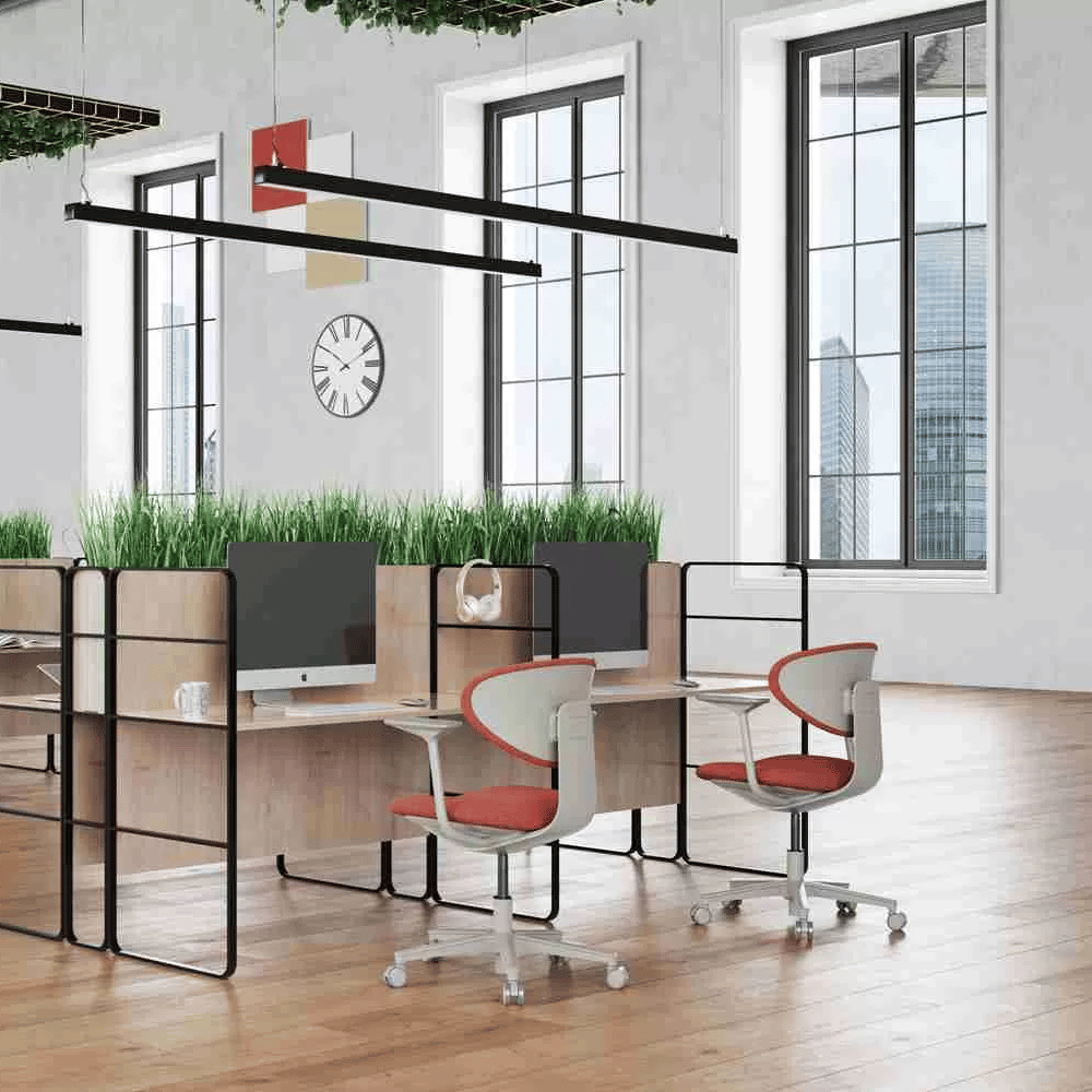 Kress Mini Swivel Office Chair with No Armrest