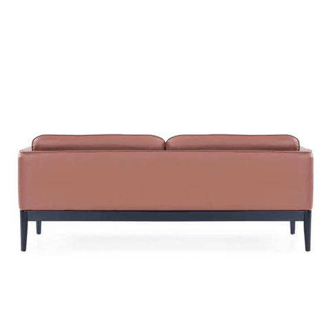 Land Three Seater Leather Office Lounge Sofa - Gavisco Office Furniture