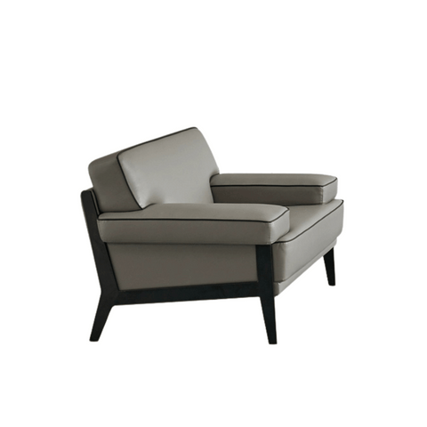 Latitude Single Seater Large Modern Leather Lounge Sofa