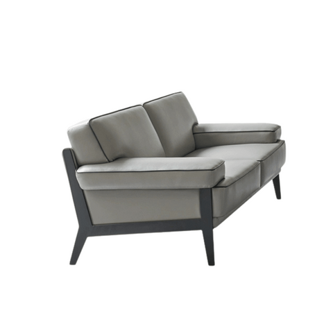 Latitude Two Seater Large Modern Leather Lounge Sofa