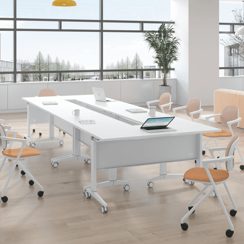 Leo Modular Training Desk Mobile Folding Table
