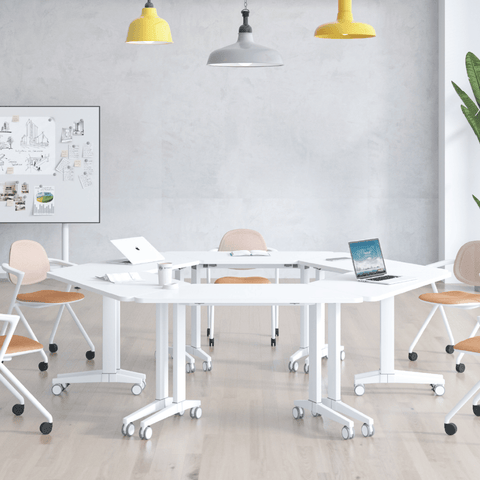Leo Modular Training Desk Mobile Folding Table