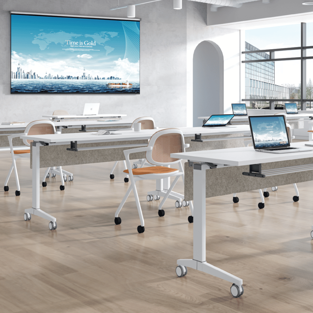 Leo Modular Training Desk Mobile Folding Table
