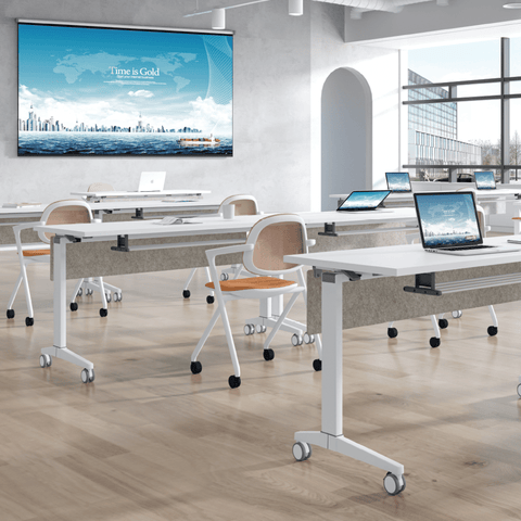 Leo Modular Training Desk Mobile Folding Table