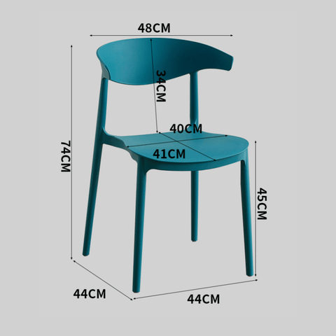 Levi Modern Stackable Plastic Chair