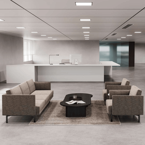 Liberty Two Seater Modern Office Lounge Sofa