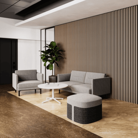 Liberty Two Seater Modern Office Lounge Sofa