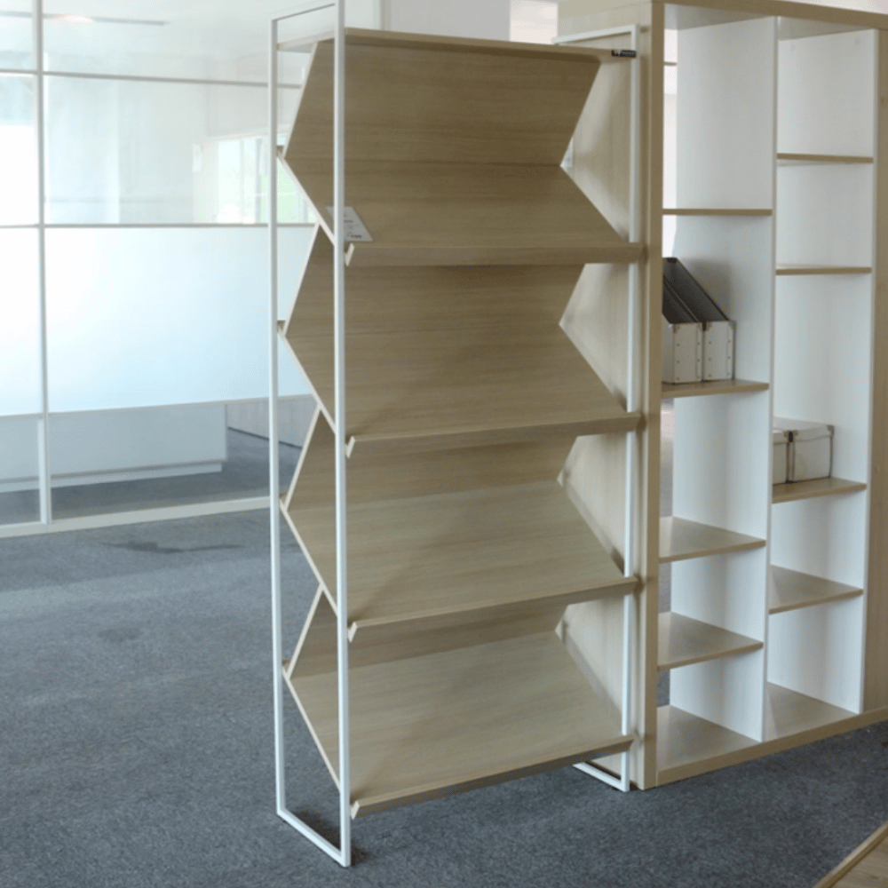 Lily-C Wooden Ladder Multi-Layered Magazine Rack Bookcases