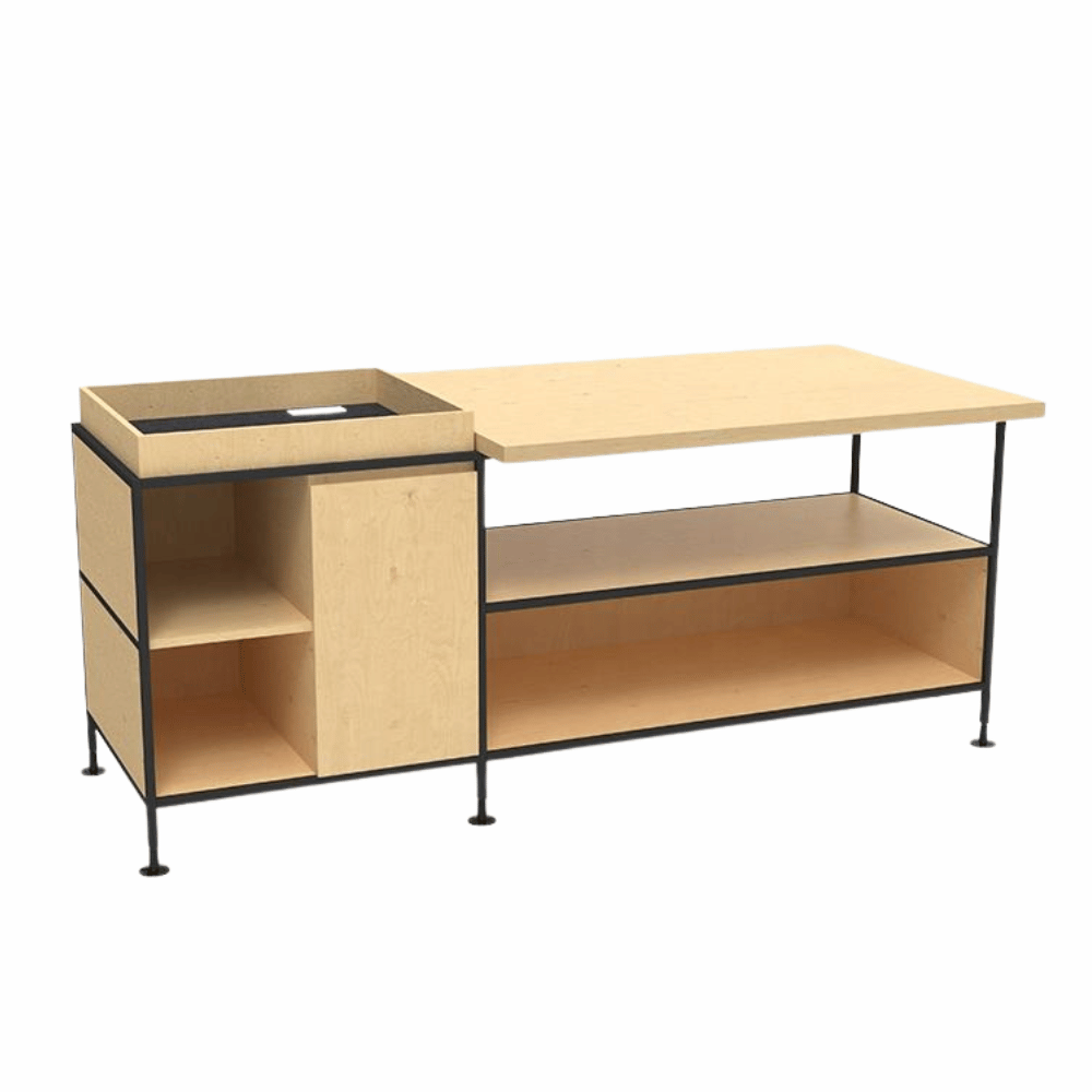 Link Modern Mobile Coffee Station Meeting Table