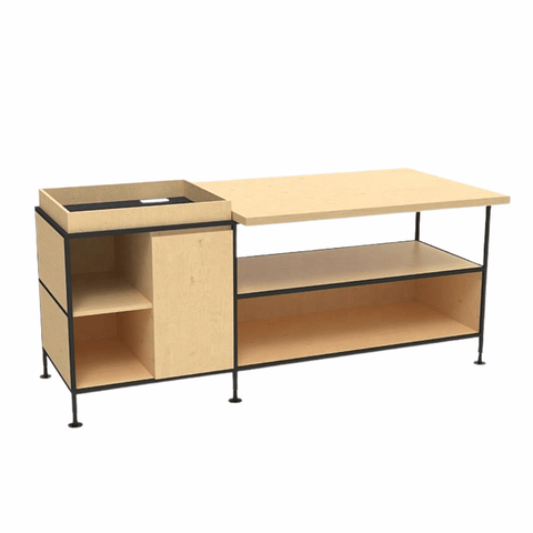 Link Modern Mobile Coffee Station Meeting Table