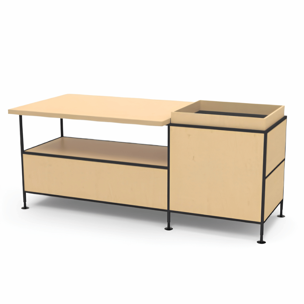Link Modern Mobile Coffee Station Meeting Table