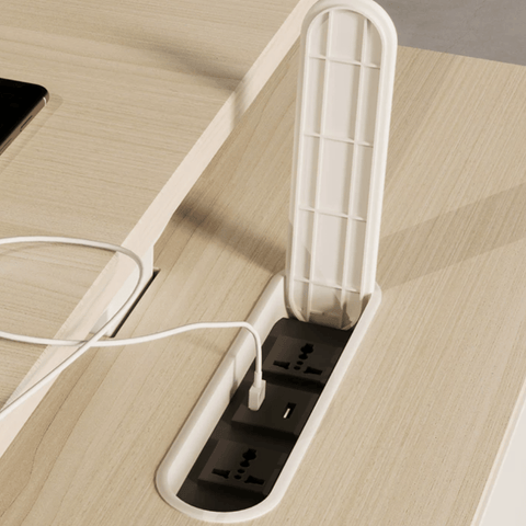 Lofty-F2E Executive Electric Standing Desk with Side Return Cabinet