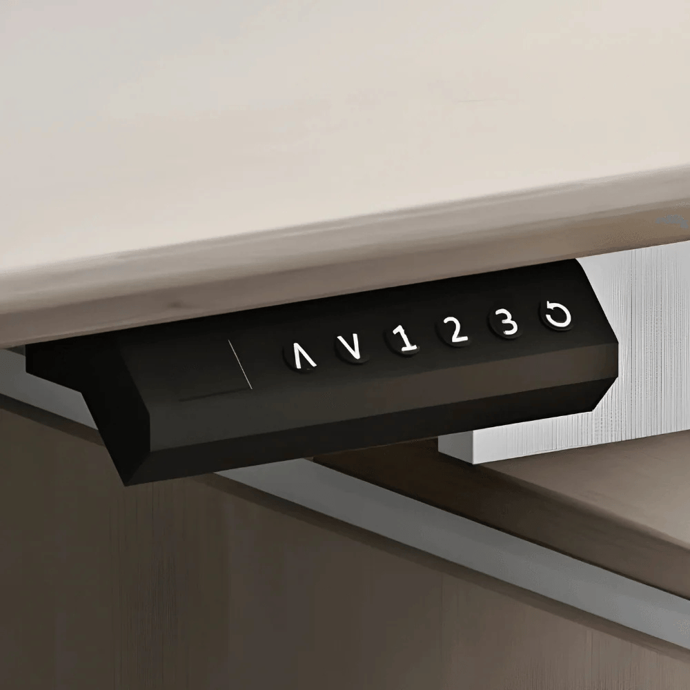 Lofty-F2E Executive Electric Standing Desk with Side Return Cabinet