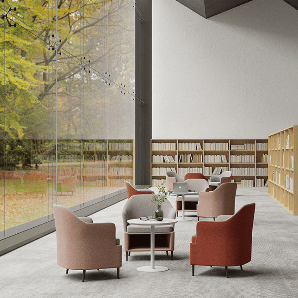 Lore Lounge Reading Armchair with Storage