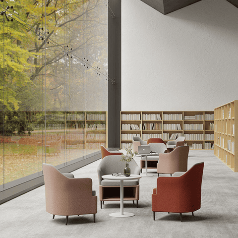 Lore Lounge Reading Armchair with Storage