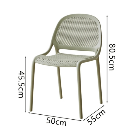 Lorry Modern Hollow Stackable Plastic Chair