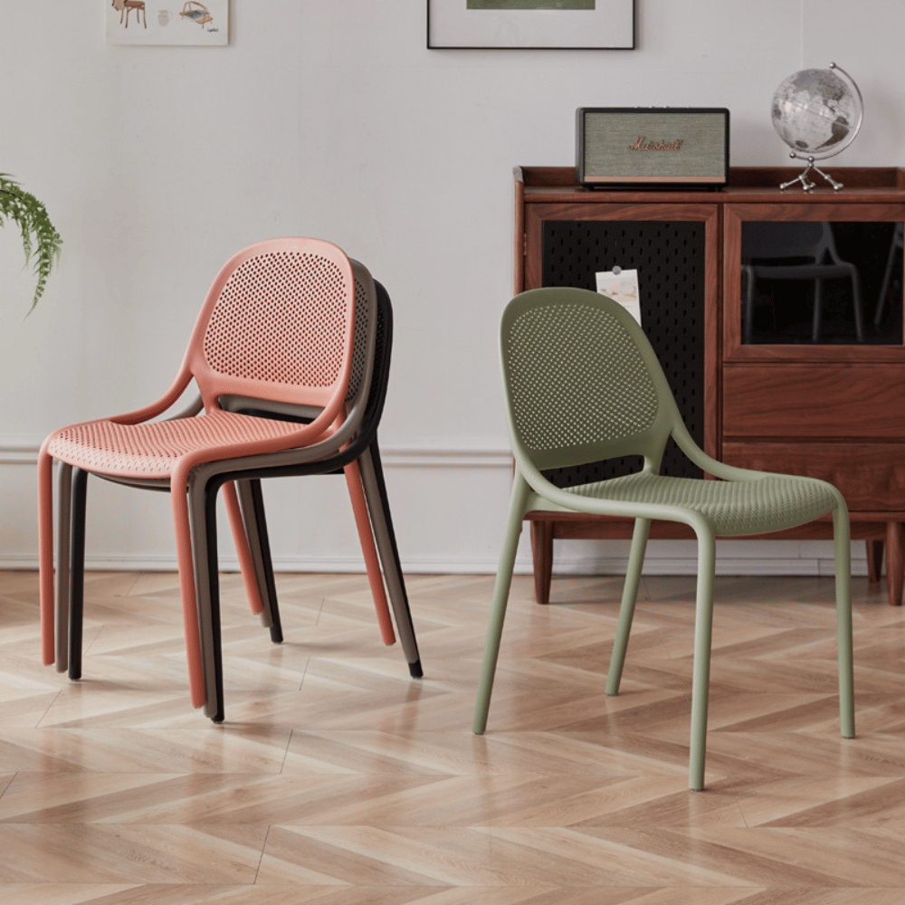Lorry Modern Hollow Stackable Plastic Chair