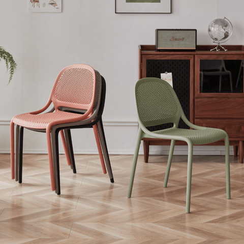 Lorry Modern Hollow Stackable Plastic Chair