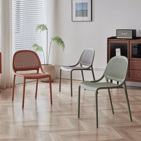 Lorry Modern Hollow Stackable Plastic Chair