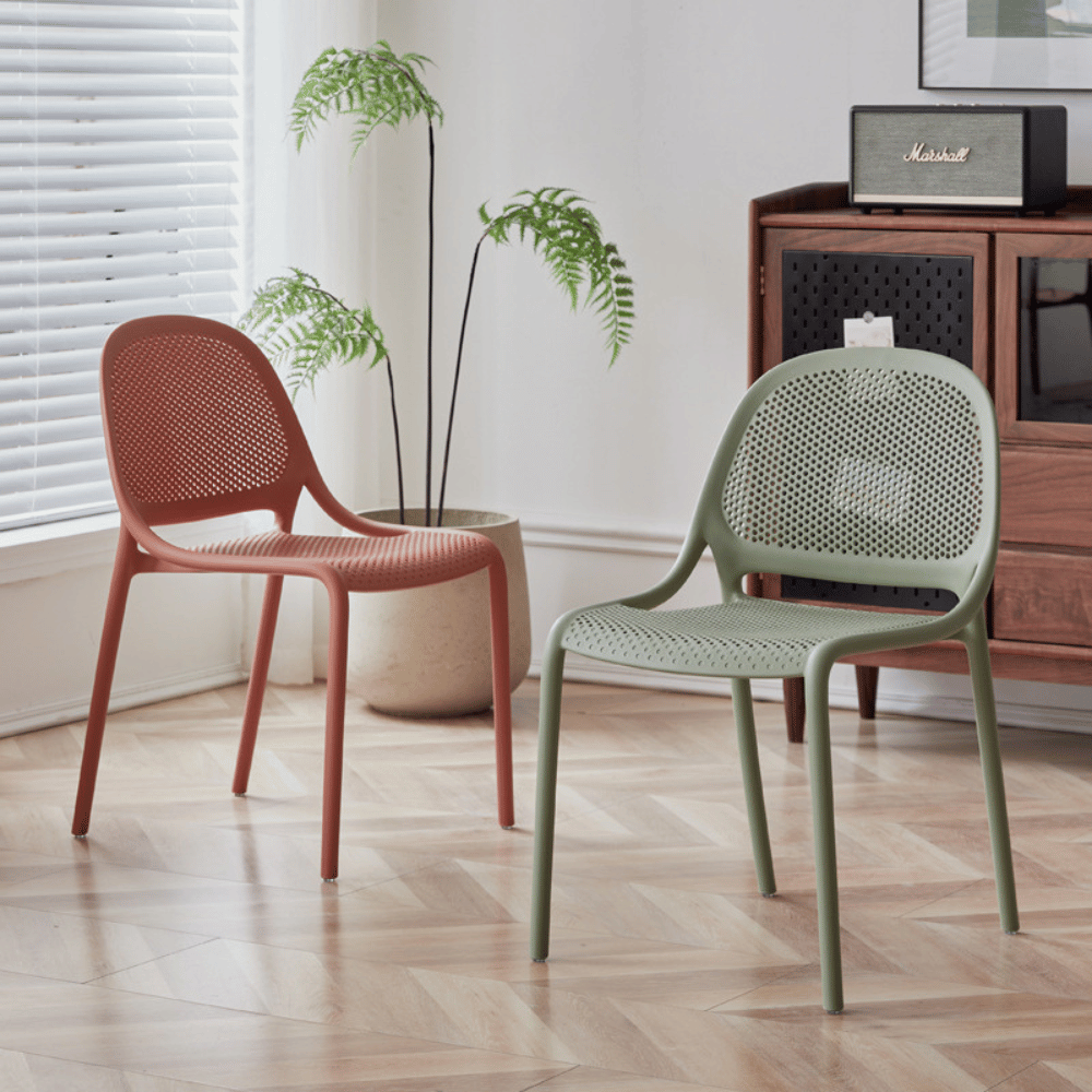 Lorry Modern Hollow Stackable Plastic Chair