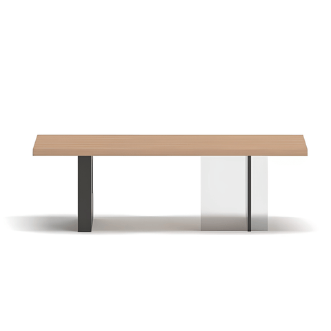 Loso Clear Acrylic Legs Conference Table