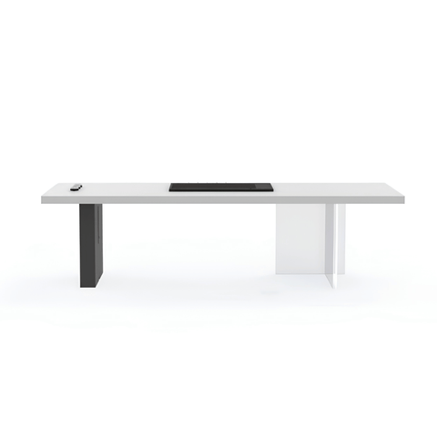 Loso Clear Acrylic Legs Conference Table