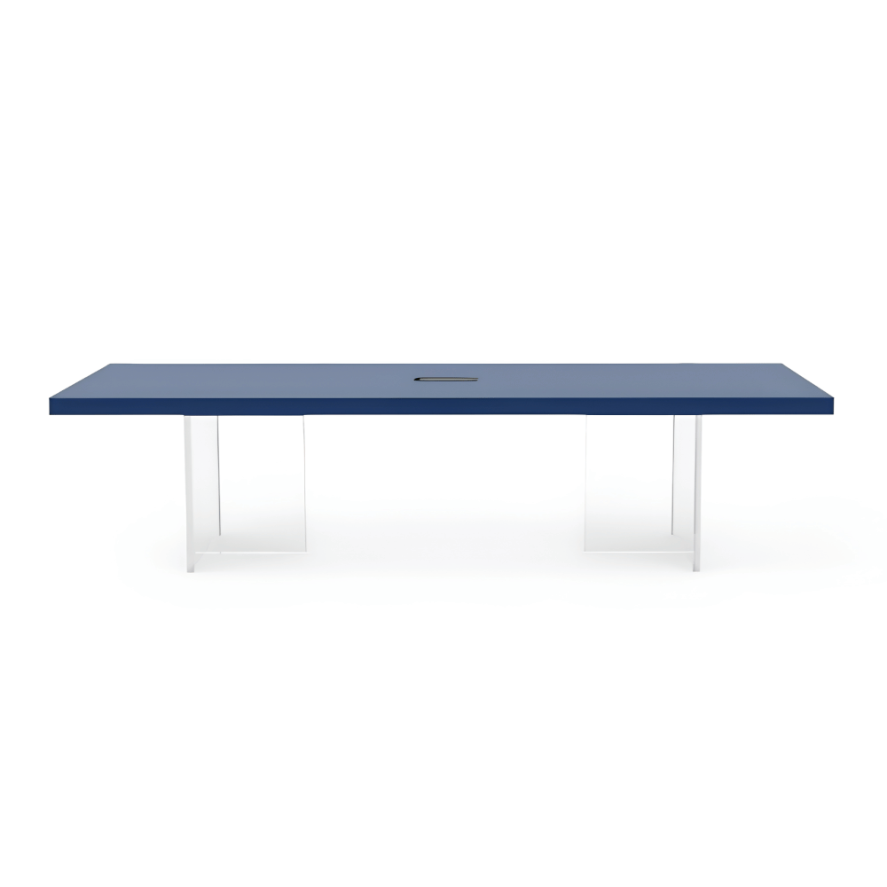 Loso Clear Acrylic Legs Conference Table