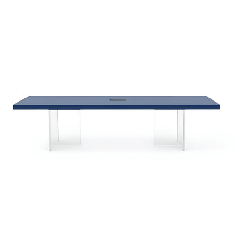 Loso Clear Acrylic Legs Conference Table