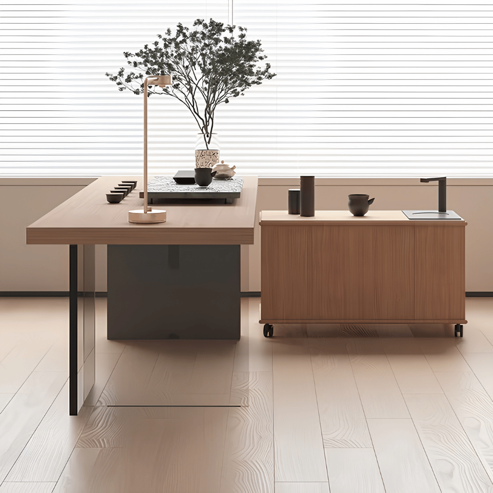 Loso Clear Acrylic Legs Conference Table