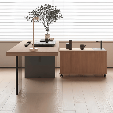 Loso Clear Acrylic Legs Conference Table