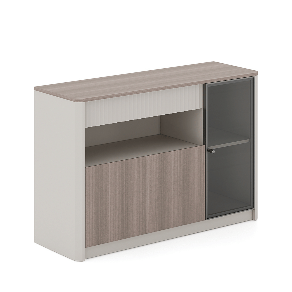 Maddy-D Premium Wooden Office Pantry Low Cabinet Sideboard