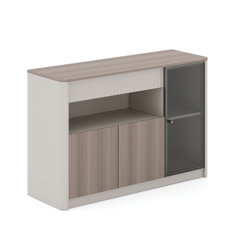 Maddy-D Premium Wooden Office Pantry Low Cabinet Sideboard