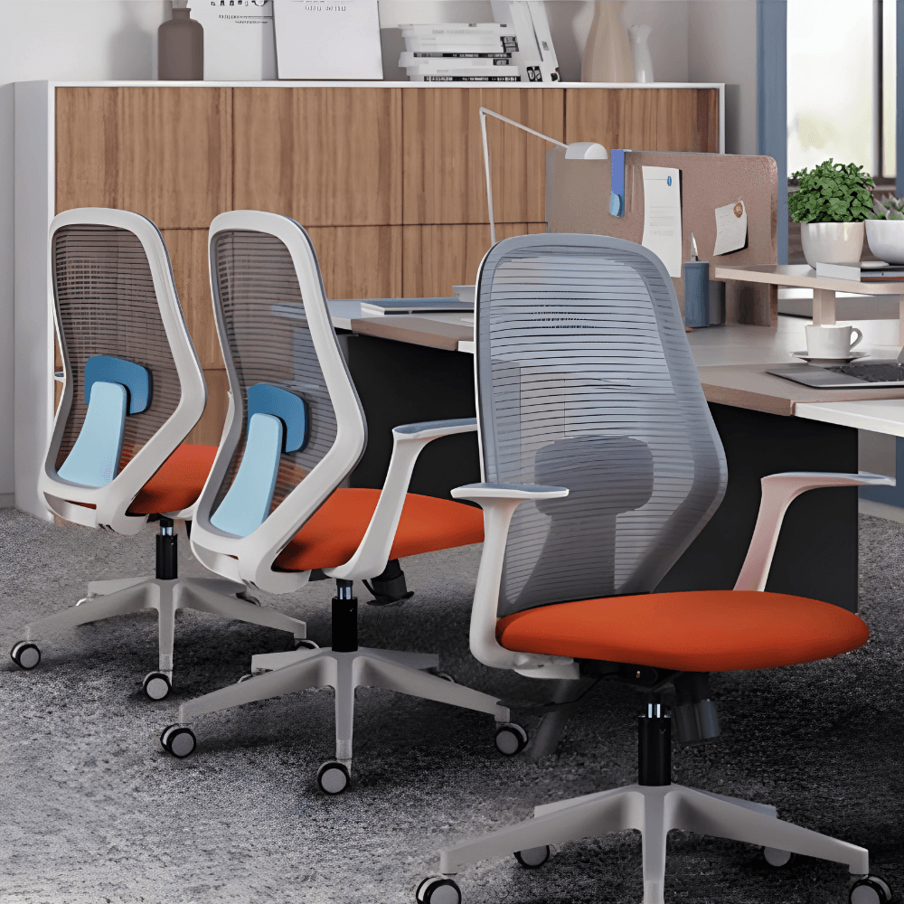 Manla-M Mid Back Ergonomic Office Chair - Gavisco Office Furniture