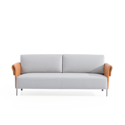 Marsala Three Seater Modern Office Leather Lounge Sofa