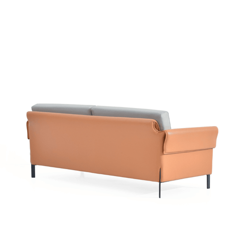 Marsala Three Seater Modern Office Leather Lounge Sofa