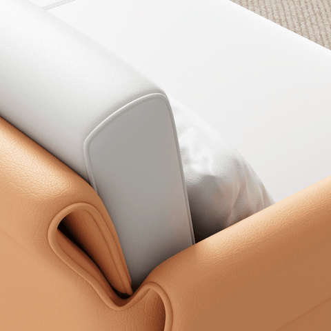 Marsala Three Seater Modern Office Leather Lounge Sofa