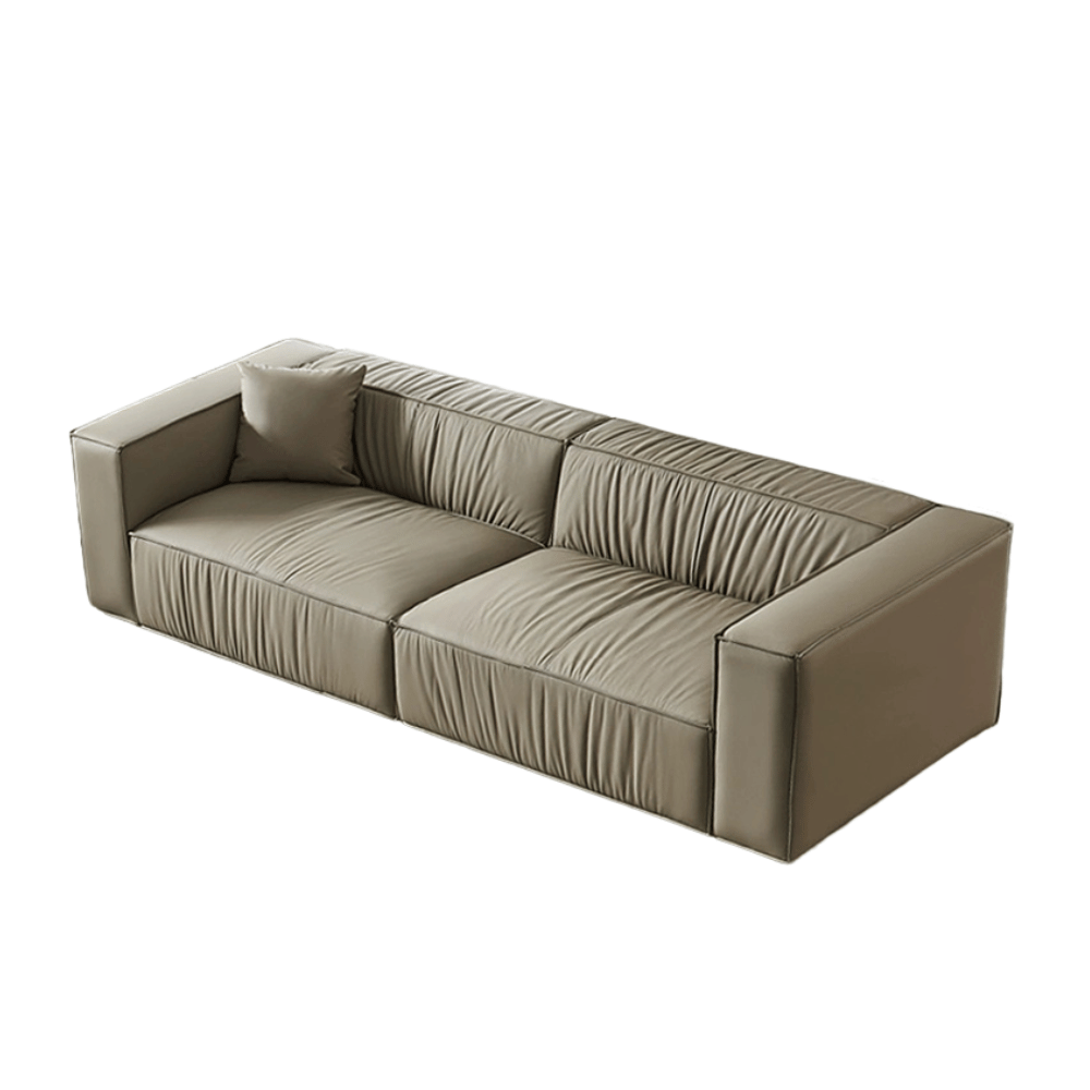 Matic Three Seater Modern Simple Office Leather Lounge Sofa