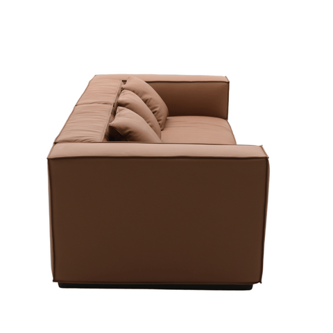 Matic Two Seater Modern Simple Office Leather Lounge Sofa