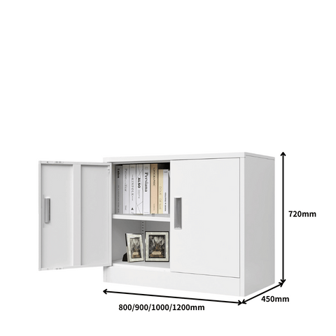 MDC Office Double Swing Door Steel Filing Cabinet Bookcase - Gavisco Office Furniture