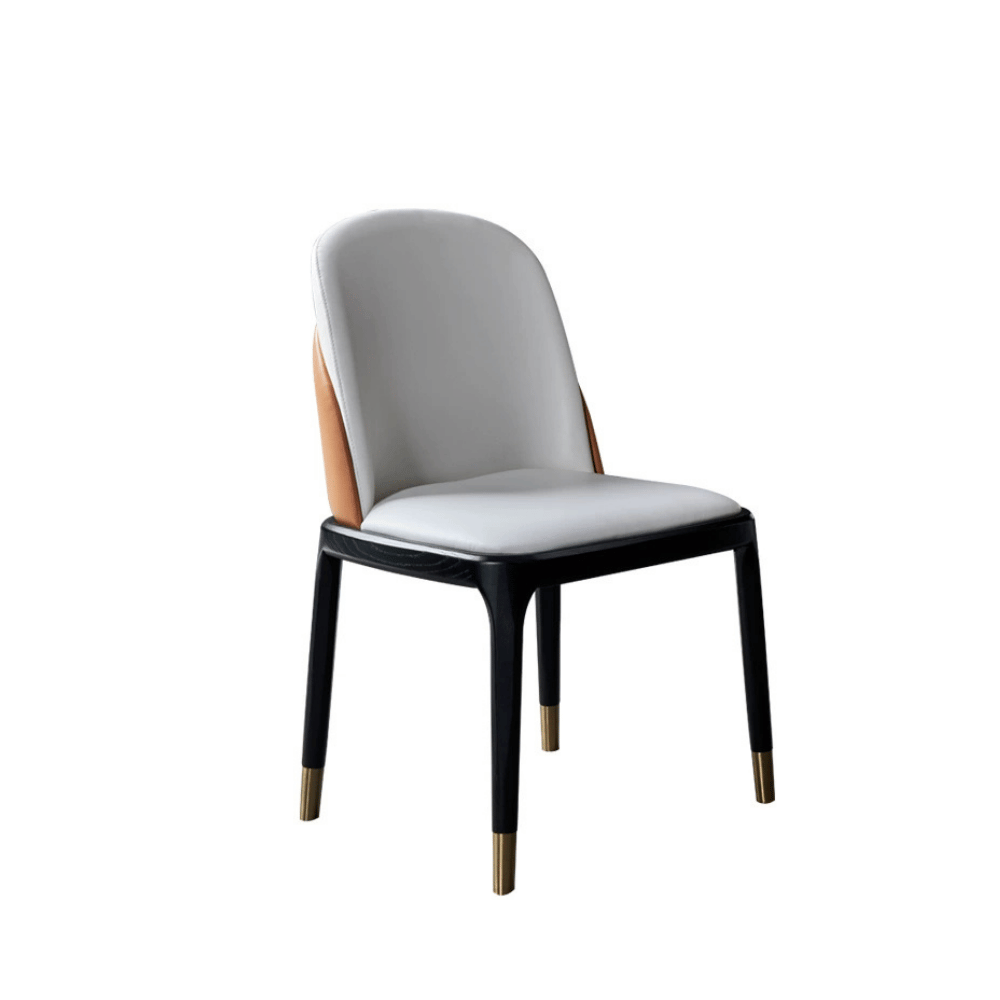 Meadows Modern Leather Dining Room Side Chair