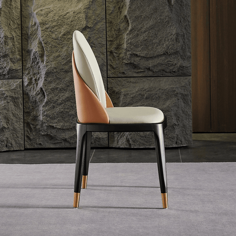 Meadows Modern Leather Dining Room Side Chair