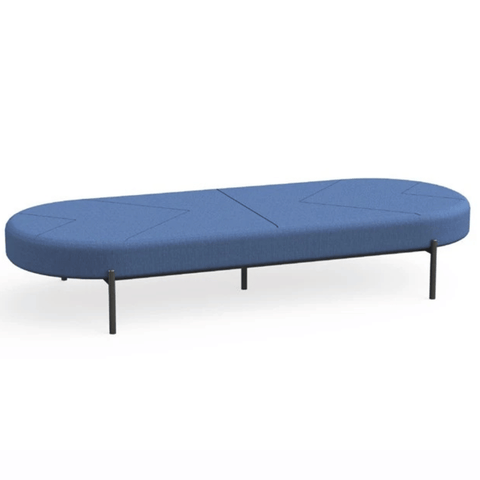 Medal Oval Sofa Bench Pouf