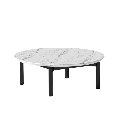 Mello Sintered Stone Round Coffee Side Table - Gavisco Office Furniture