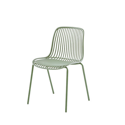 Mereth Modern Outdoor Stackable Plastic Chair