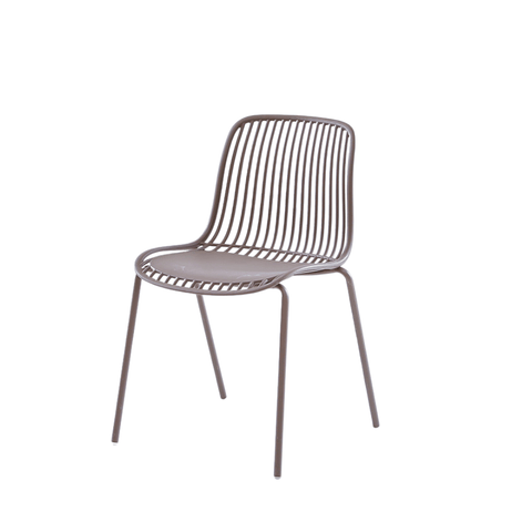 Mereth Modern Outdoor Stackable Plastic Chair