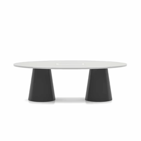 Method Solid Wood Round Conference Table