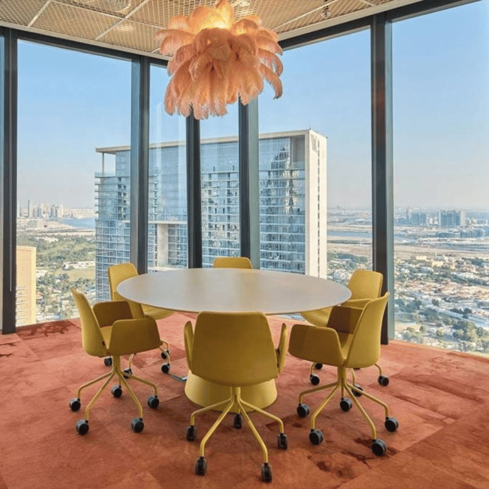 Method Solid Wood Round Conference Table