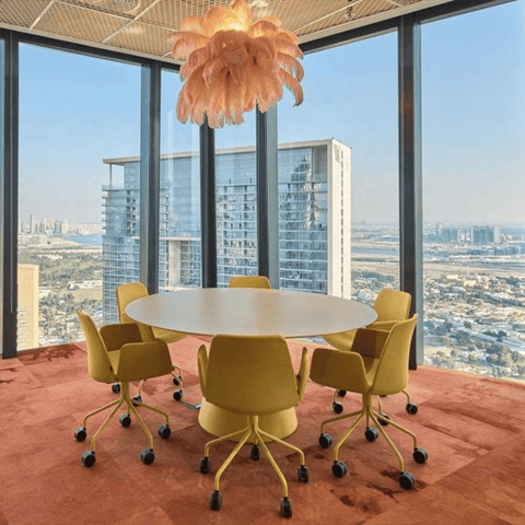 Method Solid Wood Round Conference Table