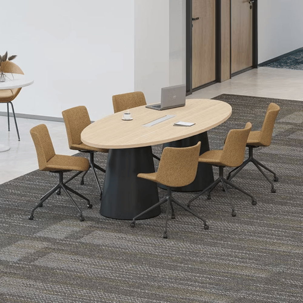 Method Solid Wood Round Conference Table
